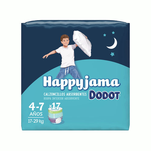 Disposable nappies Dodot Dodot Happyjama Niño Size 7 4-7 years 17