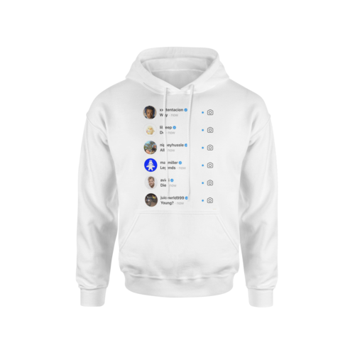 "Why do all legends die young?" hoodie
