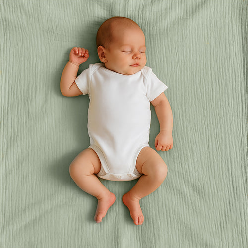 Maxi Organic Cotton Swaddles - Green